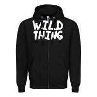 Black wild things Zipper Hoodie - linhVisuals