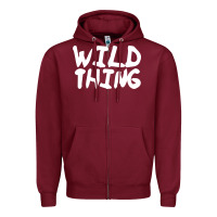 Burgundy wild things Zipper Hoodie - linhVisuals