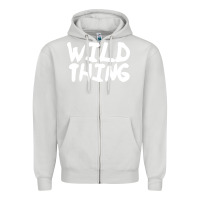 Dove Grey wild things Zipper Hoodie - linhVisuals