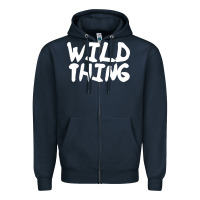 Navy wild things Zipper Hoodie - linhVisuals