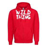 Red wild things Zipper Hoodie - linhVisuals