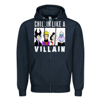 Chillin Like A Villain Zipper Hoodie | Teevron