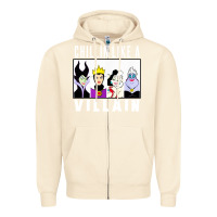 Sandshell chillin like a villain Zipper Hoodie - linhVisuals