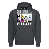 Smoke chillin like a villain Zipper Hoodie - linhVisuals