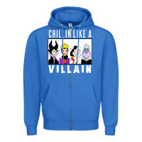 True Royal chillin like a villain Zipper Hoodie - linhVisuals