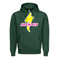 Sports Green Specialized Bikes Bicycle Zipper Hoodie - linhVisuals