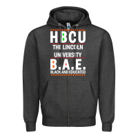 Charcoal Heather hbcu the lincoln university black and educated black classic Zipper Hoodie - linhVisuals