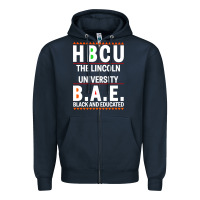 Navy hbcu the lincoln university black and educated black classic Zipper Hoodie - linhVisuals