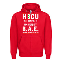 Red hbcu the lincoln university black and educated black classic Zipper Hoodie - linhVisuals