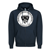 Navy marian catholic high school Zipper Hoodie - linhVisuals
