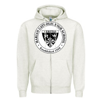 Oatmeal Heather marian catholic high school Zipper Hoodie - linhVisuals