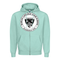 Seafoam marian catholic high school Zipper Hoodie - linhVisuals