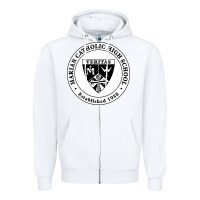 White marian catholic high school Zipper Hoodie - linhVisuals