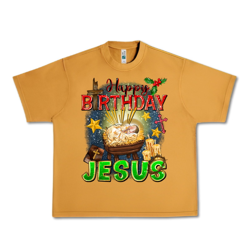 Happy Birthday Jesus Urban Heavy Tee by FaDigitalArtStudio | Teevron