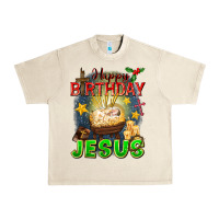 Sandshell happy birthday jesus Urban Heavy Tee - FaDigitalArtStudio