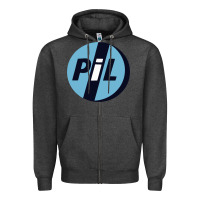 Charcoal Heather PiL Public Image Ltd Zipper Hoodie - linhVisuals