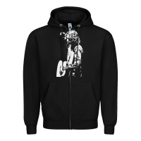 Black chris cornell musician Zipper Hoodie - linhVisuals