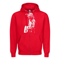 Red chris cornell musician Zipper Hoodie - linhVisuals