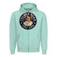 Seafoam calmer than you are Zipper Hoodie - linhVisuals