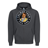 Smoke calmer than you are Zipper Hoodie - linhVisuals