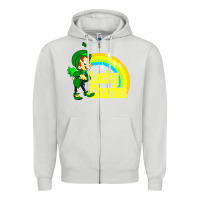 Dove Grey luv lucky charms Zipper Hoodie - linhVisuals