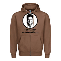 Chestnut funny donny osmond Zipper Hoodie - linhVisuals