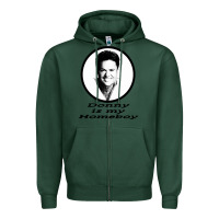 Sports Green funny donny osmond Zipper Hoodie - linhVisuals