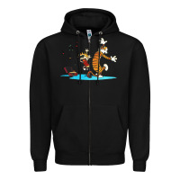 Black calvin music Zipper Hoodie - linhVisuals