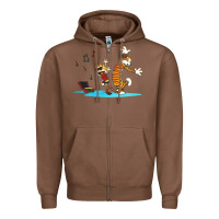 Chestnut calvin music Zipper Hoodie - linhVisuals
