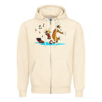 Sandshell calvin music Zipper Hoodie - linhVisuals