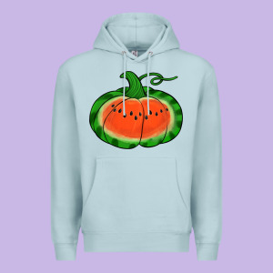 Watermelon Pumpkin Premium Hoodie Designed By Jasminsmagicworld