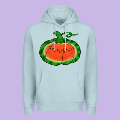 Watermelon Pumpkin Premium Hoodie Designed By Jasminsmagicworld
