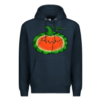 Navy watermelon pumpkin Premium Hoodie - Jasminsmagicworld