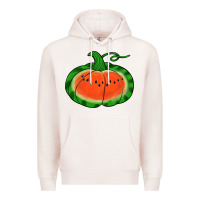 Pale Pink watermelon pumpkin Premium Hoodie - Jasminsmagicworld