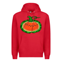 Red watermelon pumpkin Premium Hoodie - Jasminsmagicworld
