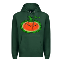 Sports Green watermelon pumpkin Premium Hoodie - Jasminsmagicworld