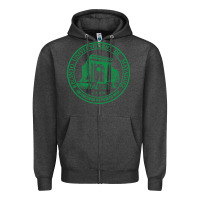 Charcoal Heather University of Puerto Rico Mayagüez Zipper Hoodie - linhVisuals