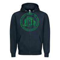 Navy University of Puerto Rico Mayagüez Zipper Hoodie - linhVisuals