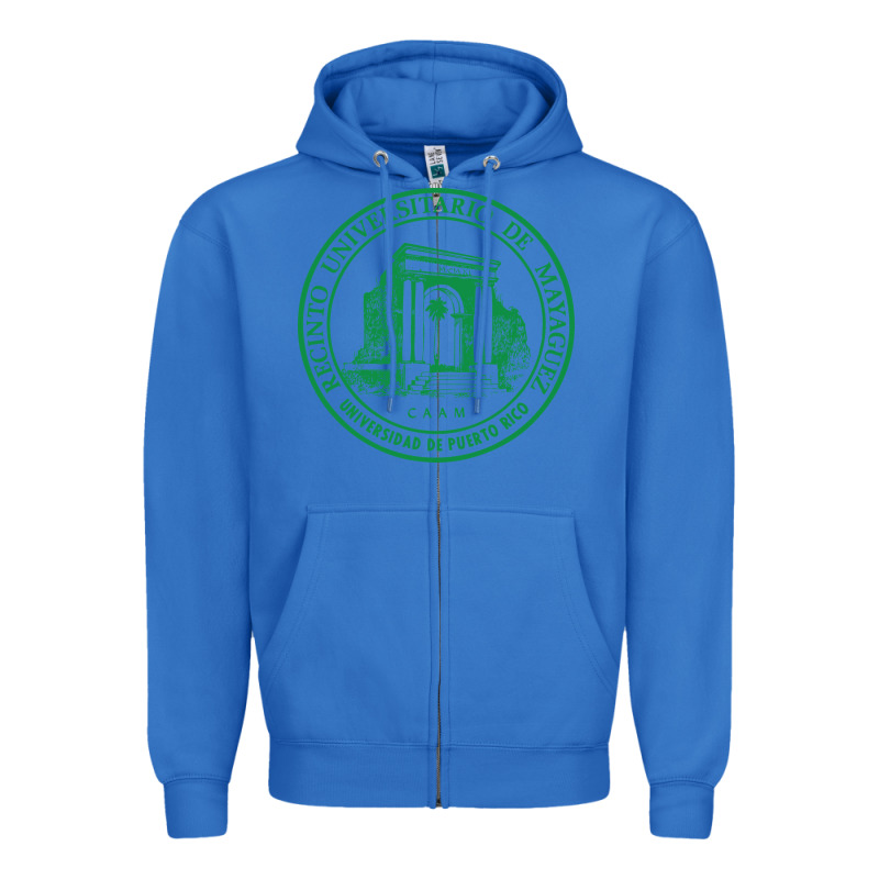 University Of Puerto Rico Mayagüez Zipper Hoodie by linhVisuals | Teevron