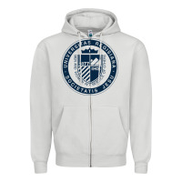 Dove Grey Regis University Zipper Hoodie - linhVisuals