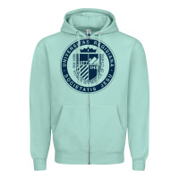 Seafoam Regis University Zipper Hoodie - linhVisuals