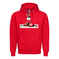 Red ali vs liston Zipper Hoodie - linhVisuals
