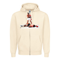 Sandshell ali vs liston Zipper Hoodie - linhVisuals