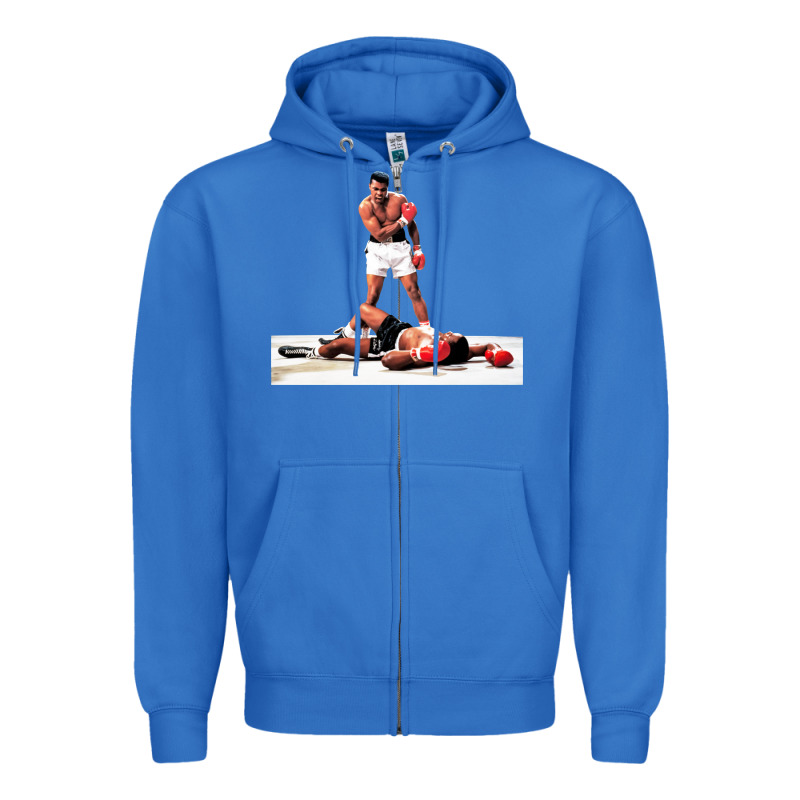 Ali Vs Liston Zipper Hoodie by linhVisuals | Teevron