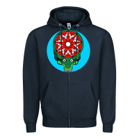 Navy king funny gizzard Zipper Hoodie - linhVisuals