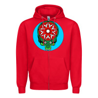 Red king funny gizzard Zipper Hoodie - linhVisuals