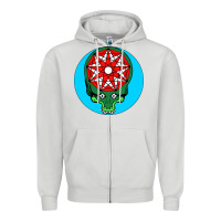 Dove Grey king funny gizzard Zipper Hoodie - linhVisuals