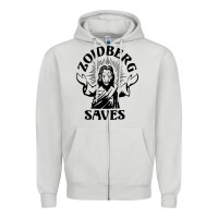 Dove Grey zoidberg saves Zipper Hoodie - linhVisuals