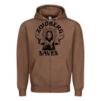 Chestnut zoidberg saves Zipper Hoodie - linhVisuals