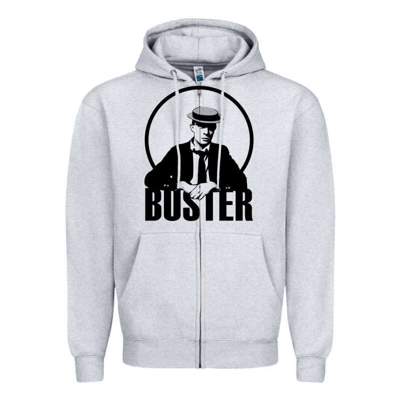 Buster Keaton Zipper Hoodie by linhVisuals | Teevron